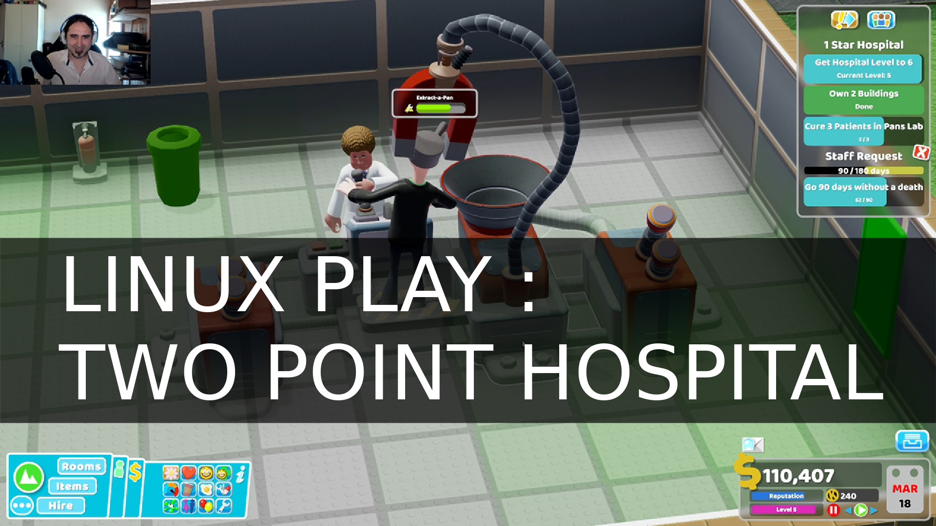 Linux Play : Two Point hospital