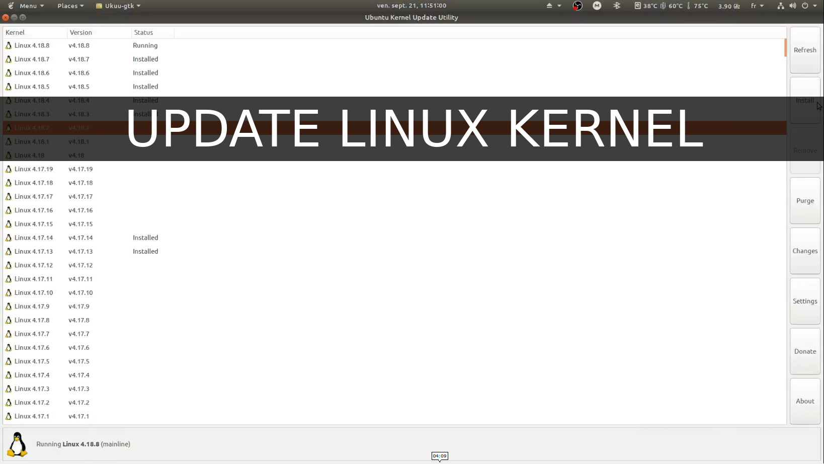Update Ubuntu Kernel with UKUU
