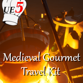 Unreal Engine 5 update for Medieval Gourmet Travel Kit  !